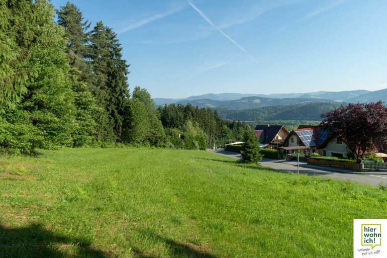 Grundstück - 8582, Rosental an der Kainach - Traumhafte Aussicht: Großer Baugrund am Waldrand