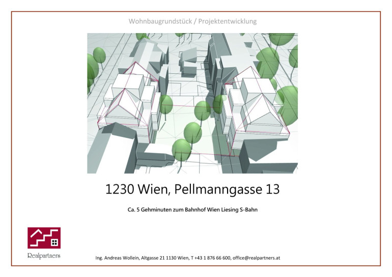 Grundstück - 1230, Wien - Bauträgerliegenschaft; Erzielbare Wohnnutzfläche ca. 1.697m²