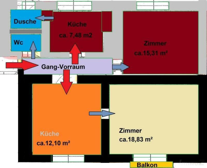 Wohnung - 8020, Graz - 3 Zimmer Wohnung zum Sanieren und Gestalten