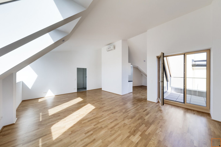 Wohnung - 1160, Wien,Ottakring - Erstbezug nach Fertigstellung: klimatisiertes 1,5 Zimmer Loft mit Terrasse und herrlichem Fernblick