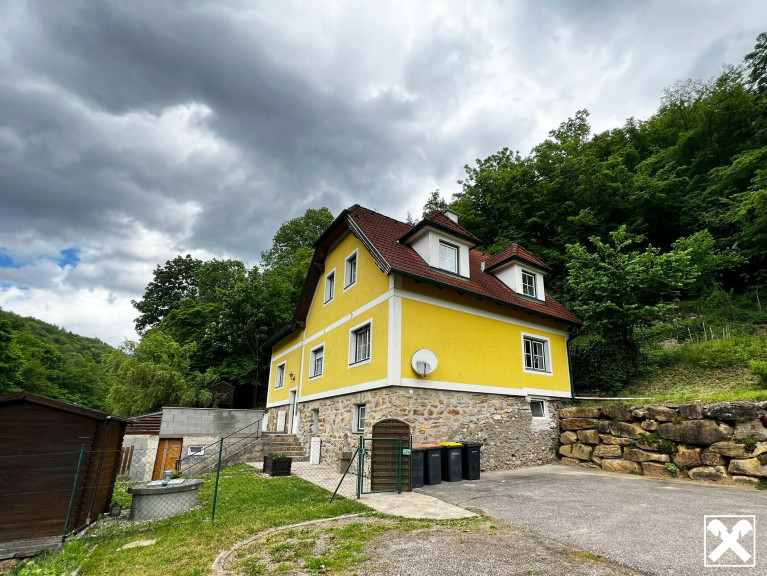 Haus - 3644, Sankt Georgen - Saniertes und möbliertes Einfamilienhaus in ALLEINLAGE unweit von Melk - Garten & Wald inklusive!