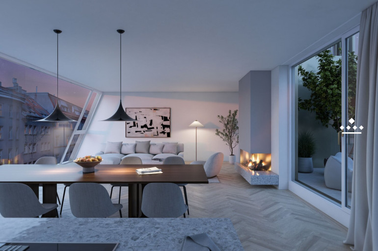 Wohnung - 1070, Wien - The Penthouse: Dachgeschoßapartment mit Option zum Whirlpool und Outdoorküche!