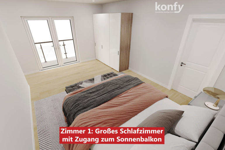 Wohnung - 8041, Graz - 3-Zimmer-Wohnung inklusive Sanierungspaket, Balkon mit Fernsicht! Jetzt besichtigen und Böden, Fliesen und Türen vor Bezug frei wählen!