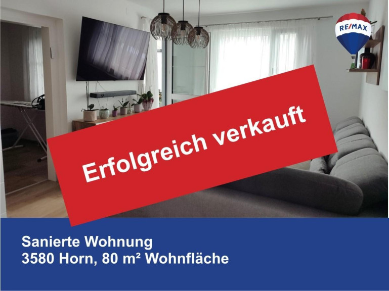 Wohnung - 3580, Horn - Sanierte Wohnung mit Balkon