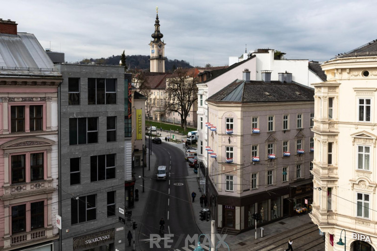 Büro / Praxis - 4020, Linz - Lage, Lage, Lage!! Direkt am Taubenmarkt / ca. 177m² Office im 2. u. 3. OG - Altbaucharme!