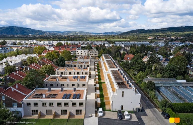 Haus - 1210, Wien - Stadt küsst Land: Reihenhäuser jetzt fertiggestellt.