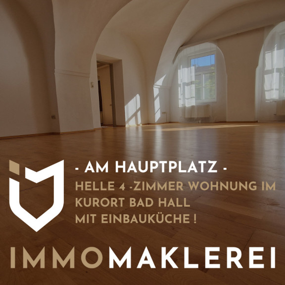 Wohnung - 4540, Bad Hall - - AM HAUPTPLATZ -
HELLE 4 - ZIMMER WOHNUNG IM KURORT BAD HALL MIT EINBAUKÜCHE !