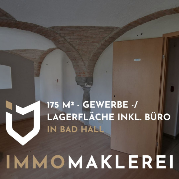 Halle / Lager / Produktion - 4540, Bad Hall / Furtberg - 175 M² - GEWERBE -/ LAGERFLÄCHE INKL. BÜRO IN BAD HALL !