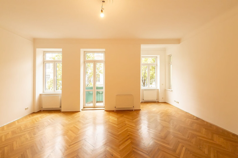 Wohnung - 1190, Wien - Peter-Jordan-Straße - repräsentativer 6 Zimmer Altbau mit Balkon und Gemeinschaftsgarten