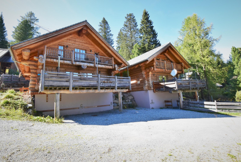 Haus - 8863, Predlitz - Ein exklusives Ensemble von drei außergewöhnlichen Rundholz-Chalets