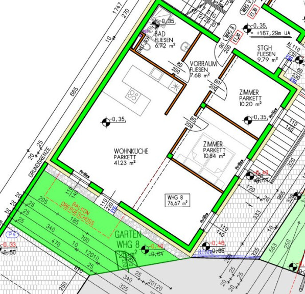 Wohnung - 2221, Groß-Schweinbarth - Erstbezug! 3-Zimmer mit Garten in einem Neubau in 2221 Groß-Schweinbarth