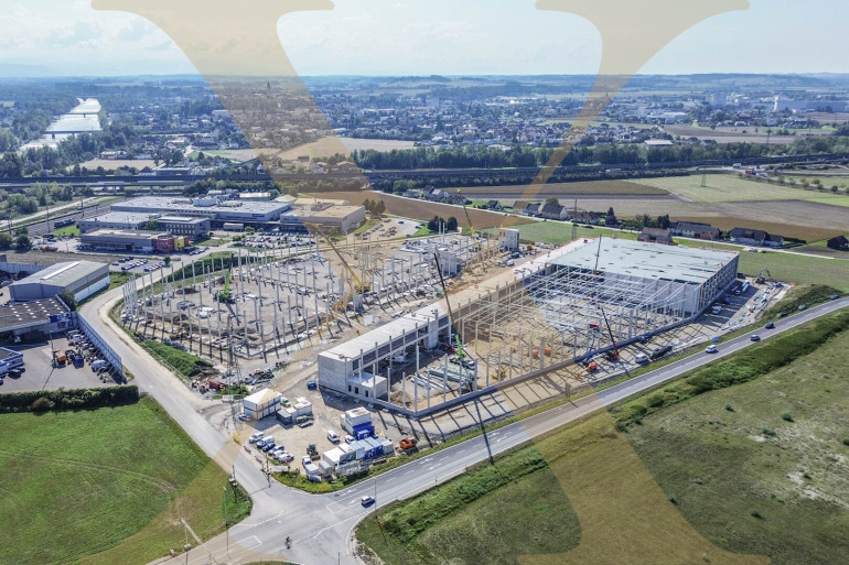 Halle / Lager / Produktion - 4470, Enns - NEUBAU - Lager-/Produktionshalle (optional mit Büroflächen) in Ennsdorf zu vermieten!