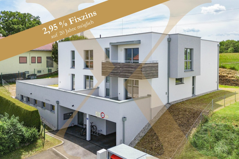 Wohnung - 4863, Seewalchen am Attersee - Traumhafte 4-Zimmer-Neubauwohnung mit Loggia/Terrasse und 198,51m² großem Eigengarten in Seewalchen am Attersee!