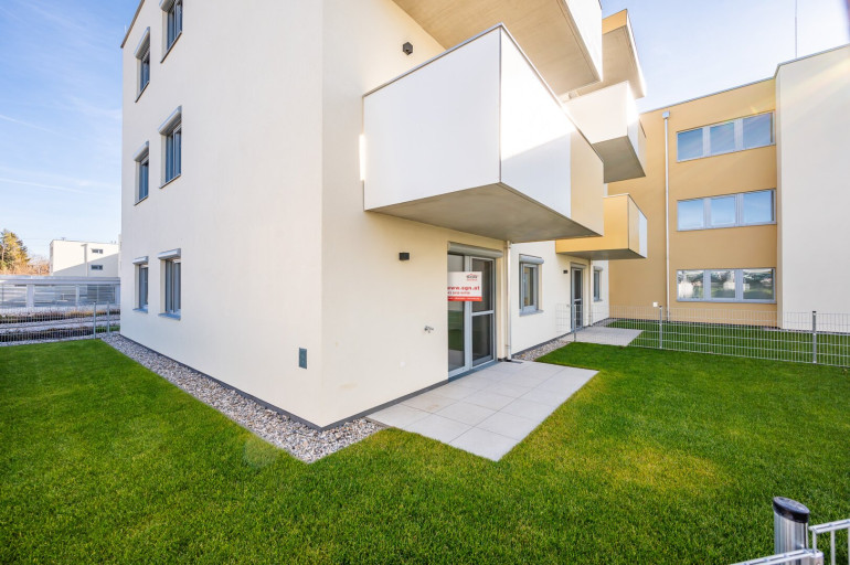 Wohnung - 7000, Eisenstadt - Eckwohnung mit Garten, 3 Zimmern, 2 KFZ-Stellplätzen - ideal für Familien! ERSTBEZUG im Projekt GO2EISENSTADT4LIVING!