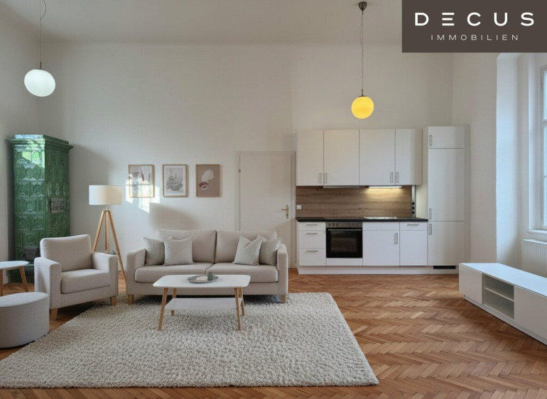 Wohnung - 8010, Graz - | TRAUMHAFTE   &  HELLE ALTBAUWOHNUNG IM PALAIS | 2 ZIMMER | ca. 77m² | 2. OBERGESCHOSS | MIT LIFT | AB SOFORT