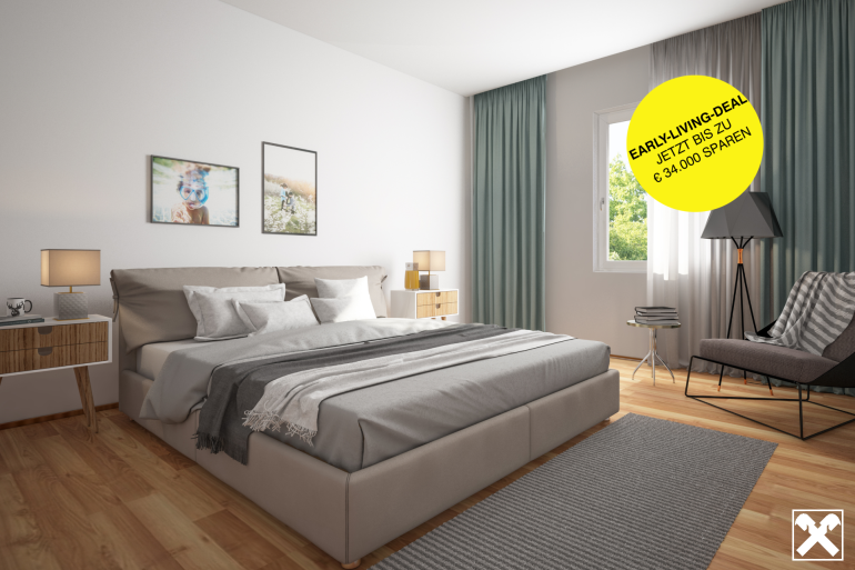 Wohnung - 1110, Wien - Jetzt zum neuen Preis - Moderne 2-Zimmer Gartenwohnung mit Terrasse – kompakt und ruhig