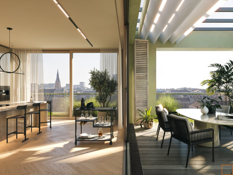 Wohnung - 1040, Wien - FUNKHAUS - Das beste aus beiden Welten - Nord- und Südbalkon!