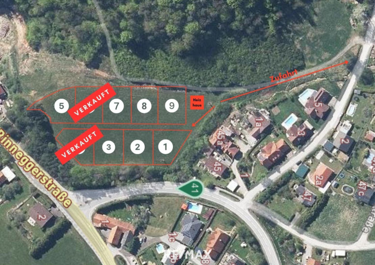 Grundstück - 8044, Weinitzen - Baugrundstück mit Schöcklblick, 4 Minuten von Graz