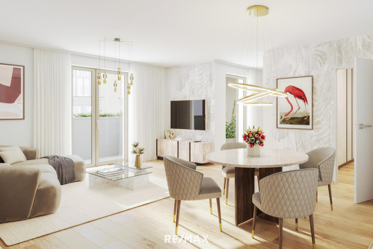 Wohnung - 1180, Wien - 2-Zimmer-Wohnung mit südseitigem Balkon im 3. Stock - PARKSIDE GREEN RESIDENCES