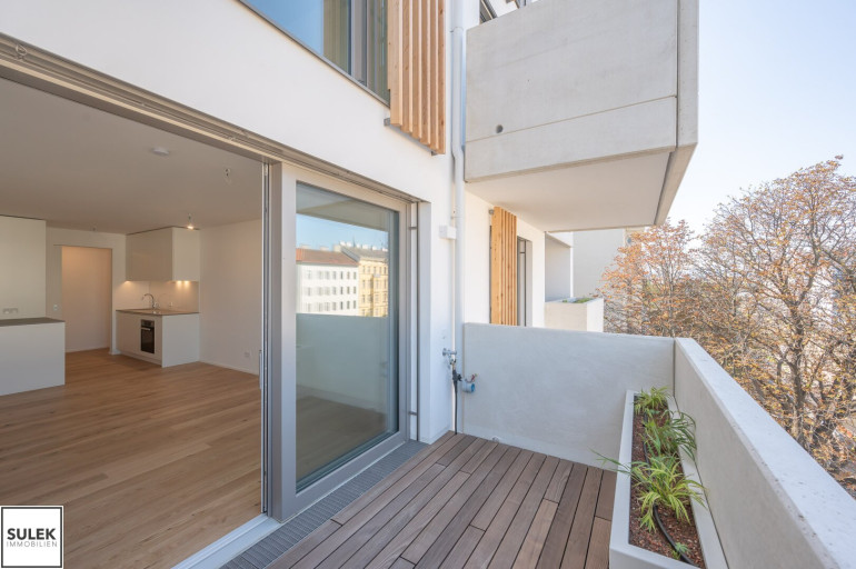 Wohnung - 1050, Wien,Margareten - 2 Zimmer Zweitbezugswohnung mit sonniger Loggia in wunderschönem Neubauprojekt "Schön102" nahe U4 - ab März 2026