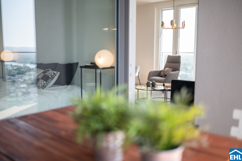 Wohnung - 1220, Wien - Wohnen mit Weitblick – 3-Zi.-Erstbezug mit Loggia | TOWER HOMES