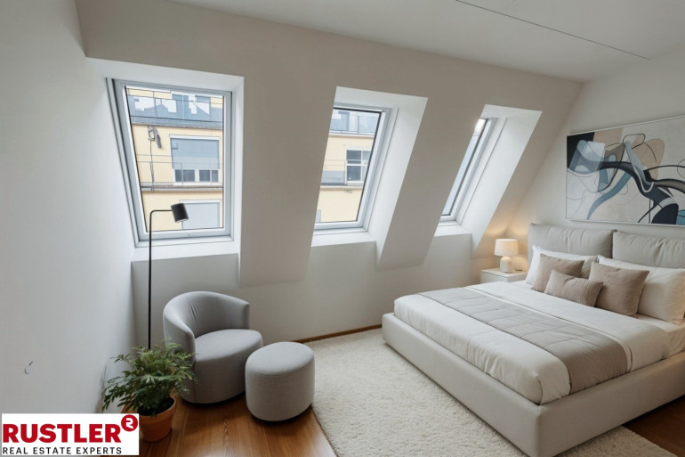 Wohnung - 1180, Wien - Dachgeschoss-Wohntraum - 3-Zimmer mit Balkon -  Nähe Kutschkermarkt 