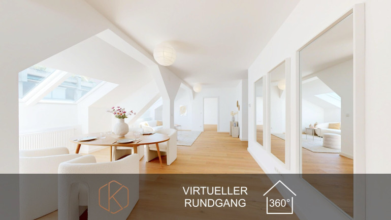 Wohnung - 1030, Wien - PROVISIONSFREI--Bezaubernde Dachgeschosswohnung | Erstbezug nach Sanierung | Klimaanlage | Terrasse | Lift