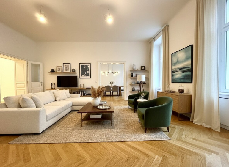 Wohnung - 1090, Wien - Traumhafte, vollsanierte 5-Zimmer-Wohnung in 1090 Wien – Ihr neues Zuhause!