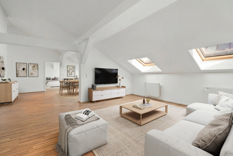 Wohnung - 1050, Wien - Loftartige Dachgeschoßwohnung mit sonniger Terrasse im 5. Bezirk