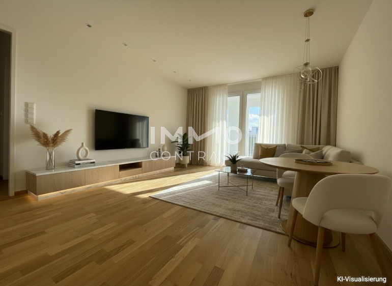 Wohnung - 1120, Wien - Nachhaltige Investmentchance: 3-Zimmer-Erstbezug mit Loggia und Weitblick im 5. Obergeschoß