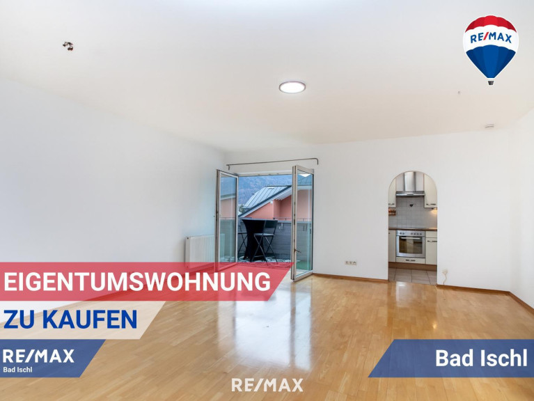 Wohnung - 4820, Bad Ischl - Große Dachgeschosswohnung mit Terrasse u. überdachtem PKW-Stellplatz im Zentrum – großzügig Wohnen über den Dächern