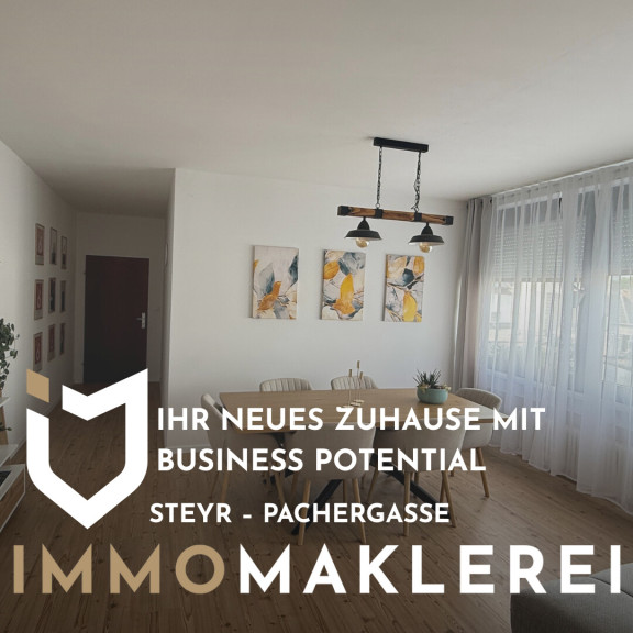Wohnung - 4400, Steyr - PREISREDUKTION! EIGENTUMSWOHNUNG IM HERZEN VON STEYR - PACHERGASSE
IHR NEUES ZUHAUSE MIT BUSINESS POTENTIAL