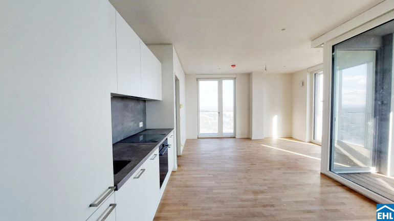 Wohnung - 1220, Wien - Erstbezug – TOWER HOMES mit Rooftop Pool & Sauna bei U1 Kagran