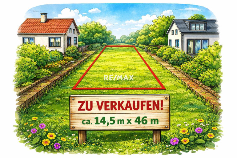 Grundstück - 2322, Zwölfaxing - Baugrundstück mit Altbestand