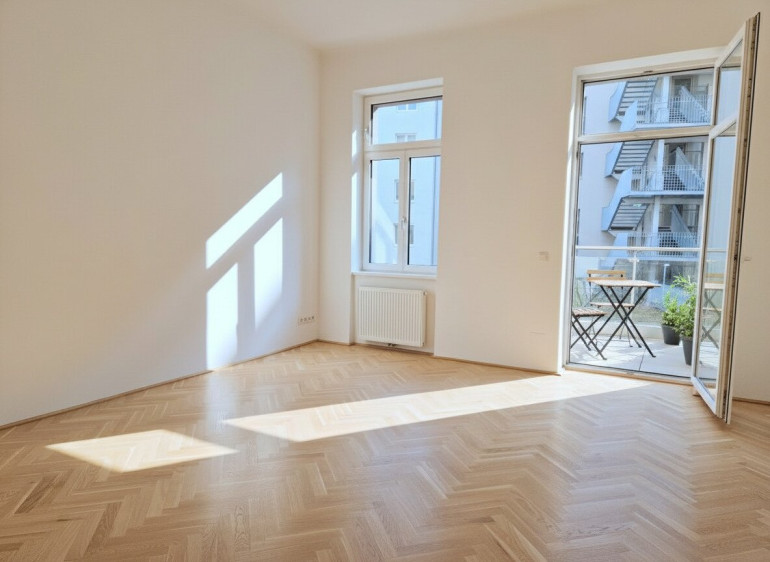 Wohnung - 1050, Wien - Exklusive 2-Zimmer Altbauwohnung - Erstbezug mit Balkon zum Wohlfühlen!