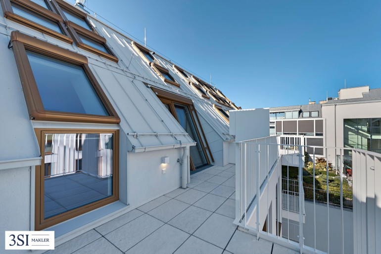 Wohnung - 1180, Wien - The Temptation: Smarte 2-Zimmer-Dachgeschoßwohnung mit großzügiger Terrassenfläche mit Blick in den ruhigen Innenhof