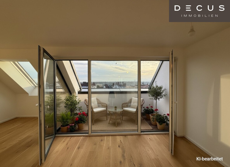 Wohnung - 1140, Wien - Elegante 2-Zimmer-Wohnung im Dachgeschoss mit Terrasse