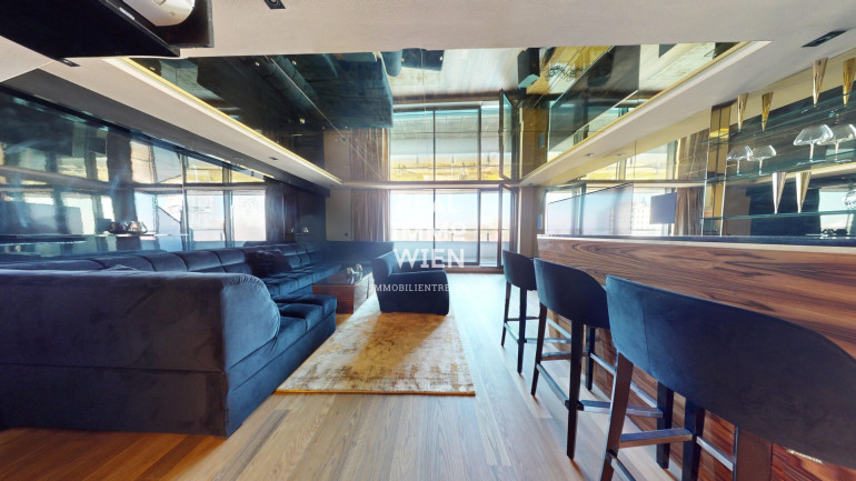 Wohnung - 1220, Wien,Donaustadt - Exklusive Stadtwohnung mit 2 Terrassen 89m2, Grill und Jacuzzi! 4 Zimmern im DG in 1220 Wien.