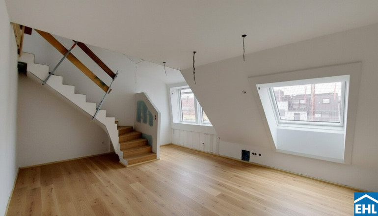 Wohnung - 1210, Wien - Erstbezug: 2-Zimmer Galeriewohnung mit Dachterrasse – U-Bahn & Donau Nähe