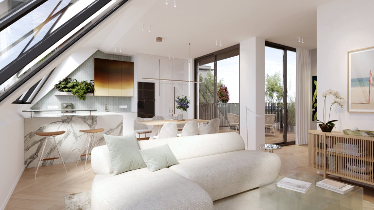 Wohnung - 1030, Wien - Traumhafter DG-Ausbau | Exklusives Wohnen in zentrale Ruhelage