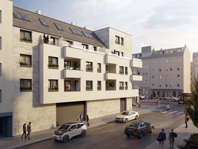 Wohnung - 1110, Wien - 2-Zimmer-Dachgeschoßwohnung – zu mieten im Neubauprojekt „Herz & Heim“ in Simmering, 1110 Wien