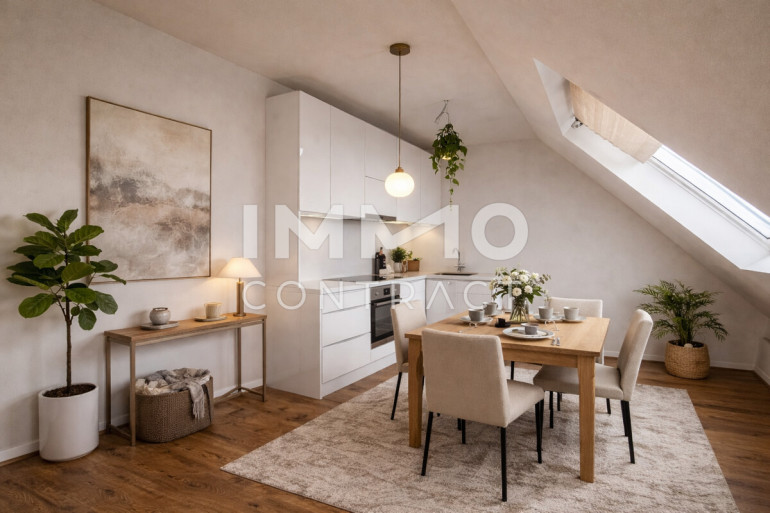 Wohnung - 1220, Wien - Exklusive 2-Zimmer-DG-Wohnung mit Weitblick und außergewöhnlichem Lichteinfall