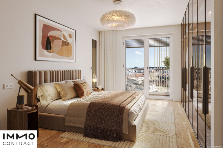 Wohnung - 1100, Wien - 9. Floor! new 3-Room apartment directly at the main train station: Commission-free + Completion in October