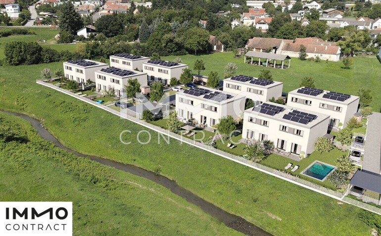 Haus - 7344, Stoob - Naturnah Wohnen am Stoober Bach - Moderne Doppelhaushälfte, schlüsselfertig & provisionsfrei