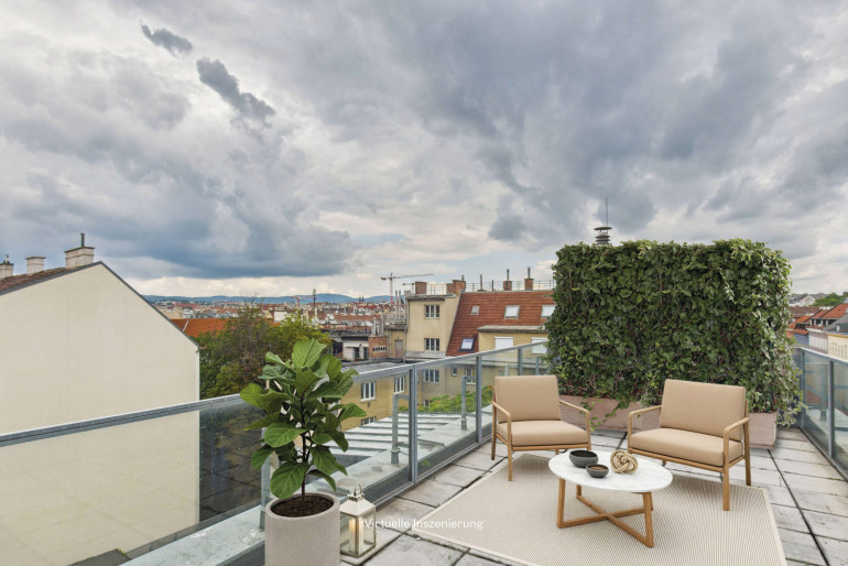 Wohnung - 1170, Wien - 11 Minuten vom Schottentor - Dachgeschoss-Maisonette mit 28 m² Terrasse & Parkplatz in 1170 Wien