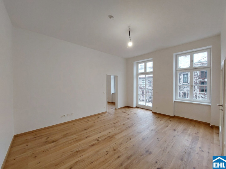 Wohnung - 1040, Wien - ERSTBEZUG nach Sanierung: 3-Zimmerwohnung mit 16 m² Balkon Nähe Naschmarkt