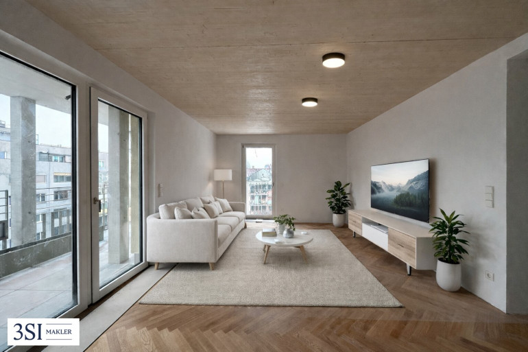 Wohnung - 1020, Wien - Moderne 4-Zimmer-Wohnung mit Balkonzugang aus allen Zimmern