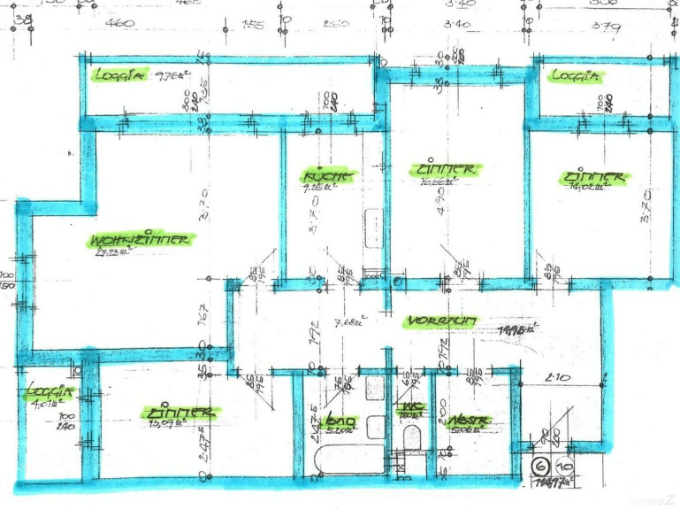Wohnung - 8010, Graz,08.Bez.:Sankt Peter - Elegante  4-Zimmerwohnung in Jakomini  nächst  ORF Park