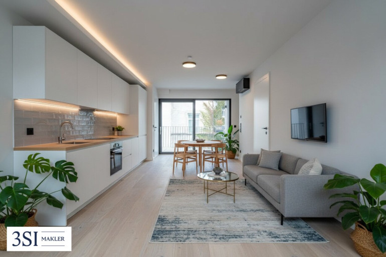 Wohnung - 1050, Wien - Urbaner Wohnkomfort mit Charme und Grünblick – stilvolle 3-Zimmer-Wohnung mit Balkon in ruhiger Innenhoflage
