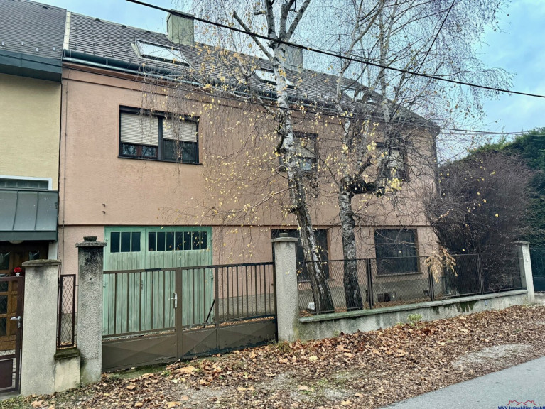 Haus - 1220, Wien - Charmantes Mehrfamilienhaus: 2 Wohneinheiten, Garage, Garten, Terrasse und Wintergarten sowie Lager und Werkstatt !!!